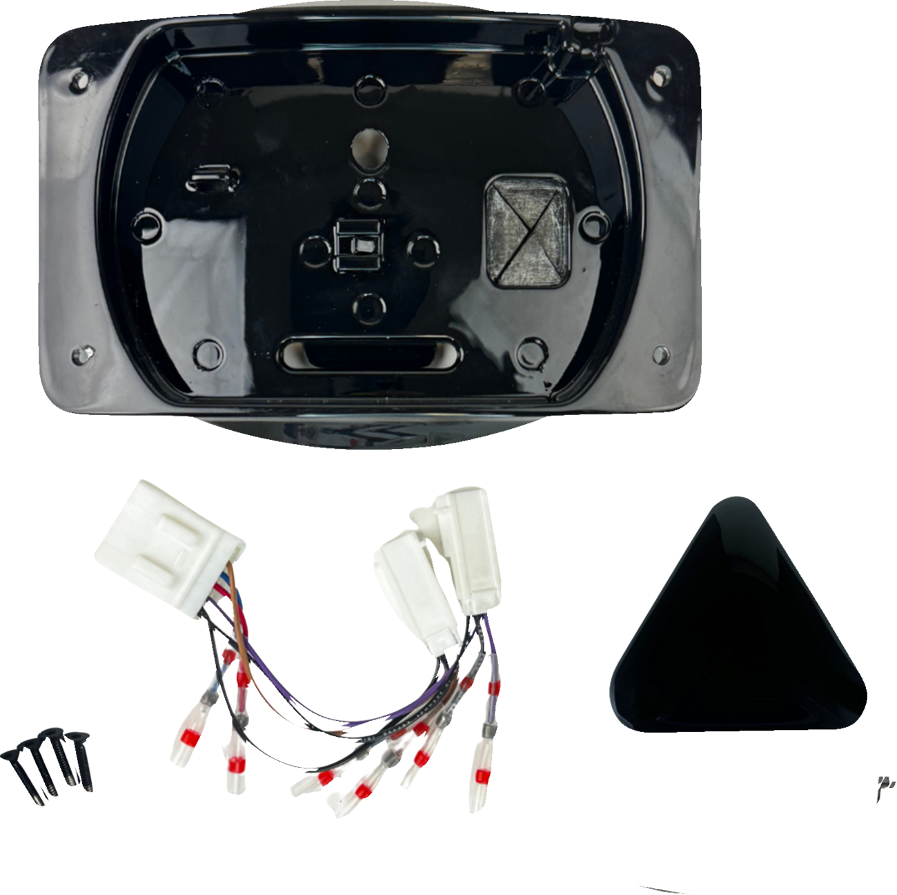 CUSTOM DYNAMICS Taillight Eliminator/License Plate Mount - Black