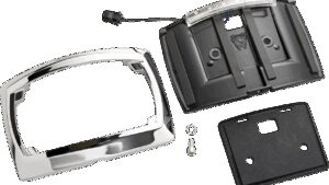 CIRO License Plate Frame - LED - Curved - Chrome