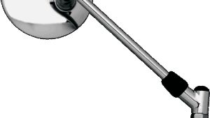 EMGO Mirror - Euro - Side View - Round - Chrome - Left/Right - Each