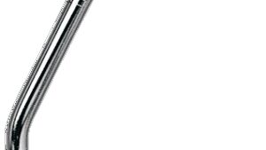 EMGO Mirror - Die-Cast - Chopper - Side View - Oval - M10 x 1.25 - Chrome - Left