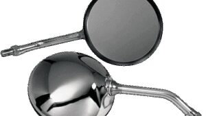 EMGO Mirror - CB-Style - Side View - Round - Chrome