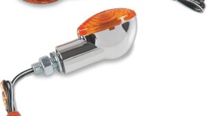 K&S TECHNOLOGIES Ultramini Marker Light - Chrome/Amber
