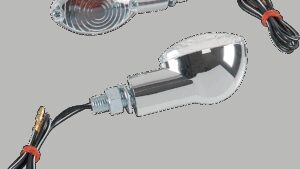 K&S TECHNOLOGIES Ultra Mini Marker Lights - Chrome/Clear