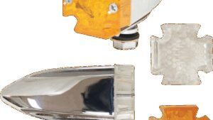 EMGO LED Maltese Deco Lights - Amber and Clear Lens