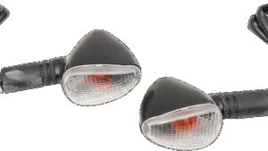 K&S TECHNOLOGIES Marker Lights - Single Filament - Black/Clear