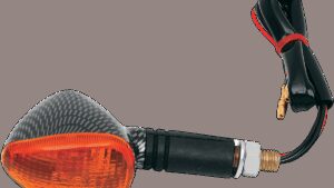 K&S TECHNOLOGIES Marker Lights - Single Filament - Carbon/Amber