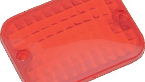 DRAG SPECIALTIES Replacement Rectangular Lens - Red