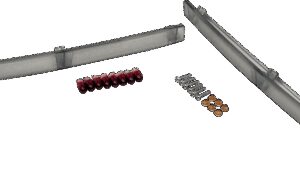 DRAG SPECIALTIES Tour-Pak­® Lens Kit - Smoke