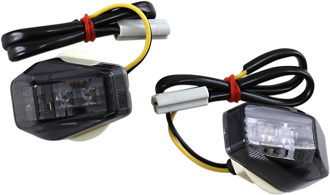 CIRO Bag Blades® - Red Turn Signals - Smoke Lens - Image 2