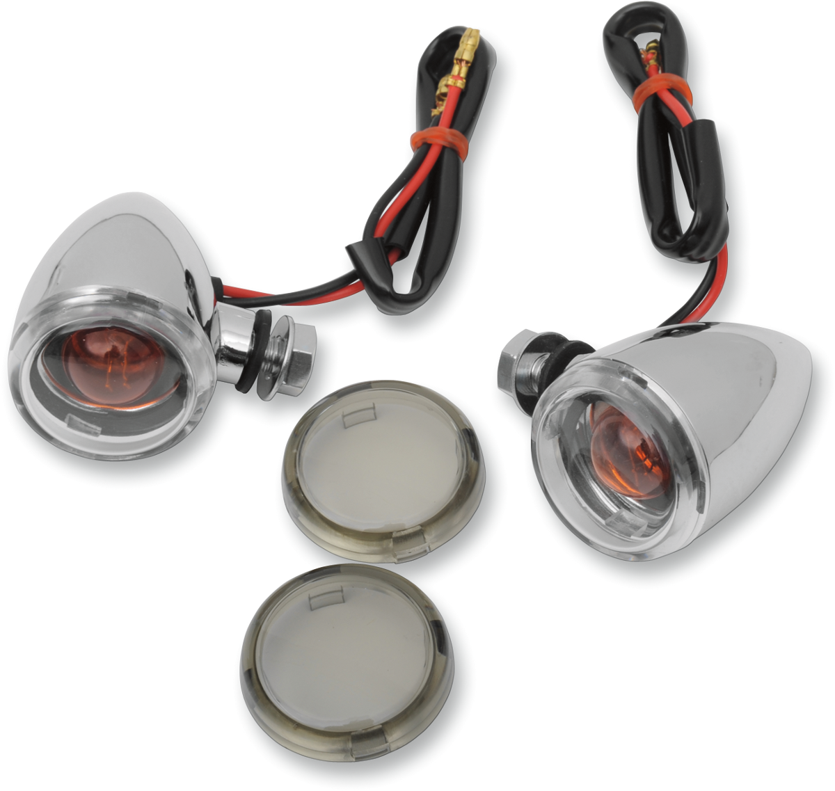 DRAG SPECIALTIES Mini-Duece Marker Light Kit - Clear/Smoke