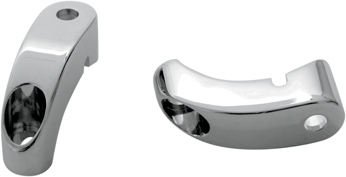ARLEN NESS Turn Signal Mounts - 39 mm Front Forks - Chrome