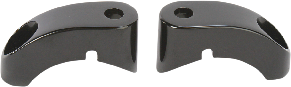 ARLEN NESS Turn Signal Mounts - 39 mm Front Forks - Black