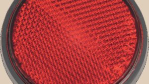 CHRIS PRODUCTS Reflector - Adhesive Back - Red