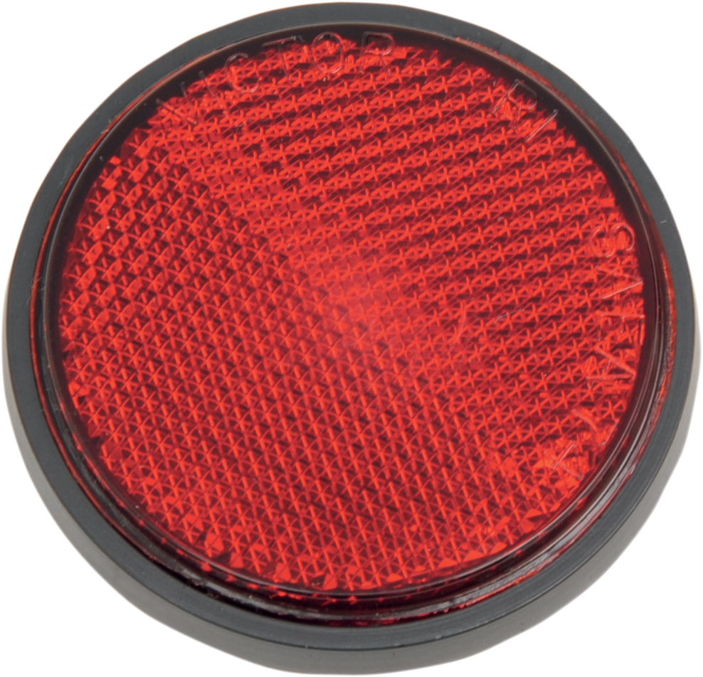 CHRIS PRODUCTS Reflector - Adhesive Back - Red
