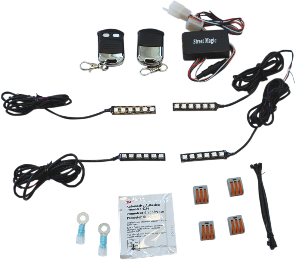 CUSTOM DYNAMICS Saddlebag Lights - SS8 - Chrome/Red - Image 2