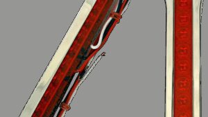 ACCUTRONIX Bag Light - Tribal Slotted - Red Lens - Chrome