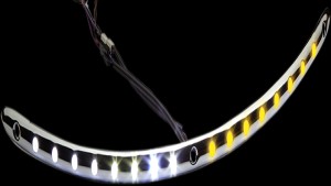 CYCLE VISIONS LIGHT TECH TRIM CHR WHT