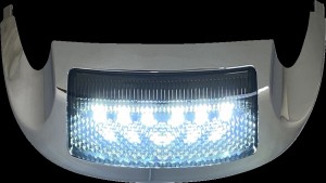 CUSTOM DYNAMICS TIP FENDER WHT/SMK