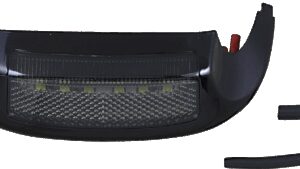 CUSTOM DYNAMICS LED Front Fender Tip - White LED/Smoke Lens - Black