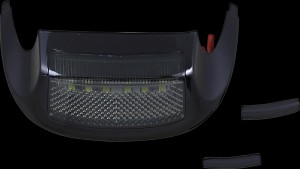 CUSTOM DYNAMICS TIP FENDER WHT/SMK GBLK