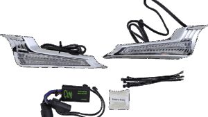 CIRO Filler Panel Light - Clear Lens - Red/Amber LEDs - Chrome