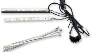 CUSTOM DYNAMICS Fairing Vent Trim - White