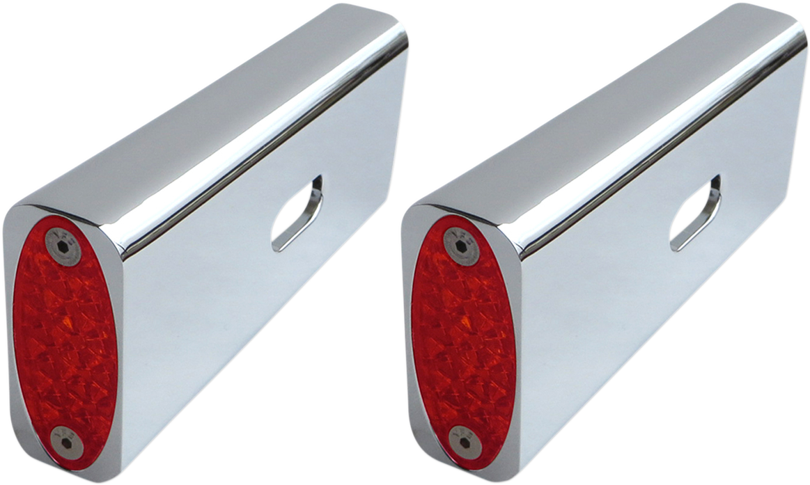 PRO-ONE PERF.MFG. Strut LED Marker Light - Chrome/Red