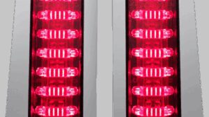 CUSTOM DYNAMICS ProBEAM® Fillerz® Lights - Red - Chrome