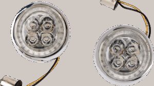 CIRO Turn Signal Insert - Amber LED - Chrome