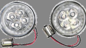 CIRO Turn Signal Insert - Red LED - Chrome