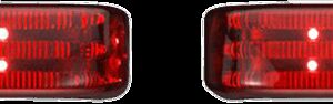 CUSTOM DYNAMICS Saddlebag Lights - BCM - Black/Red