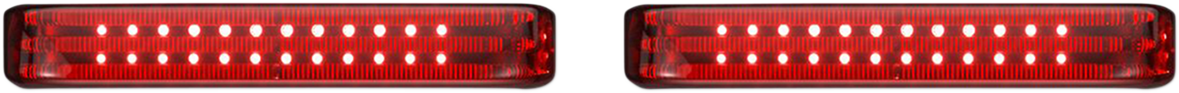 PRO-ONE PERF.MFG. Strut LED Marker Light - Chrome/Red - Image 2