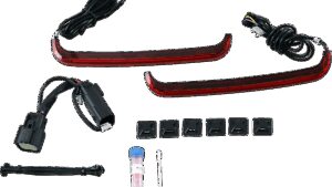 CUSTOM DYNAMICS Saddlebag Lights - '09-'13 Red Lens