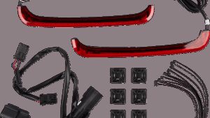 CUSTOM DYNAMICS Saddlebag Lights - Red Lens