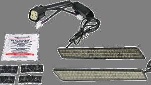 CUSTOM DYNAMICS Saddlebag Latch Lights - SS8 - Smoke