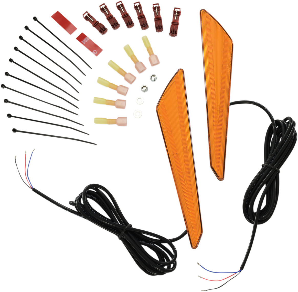 SHOW CHROME MARKER LIGHTS AMBER GL180