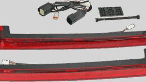 CUSTOM DYNAMICS LED Run/Brake/Turn Tour-Pak® Arms - Red Lens - '14-'25