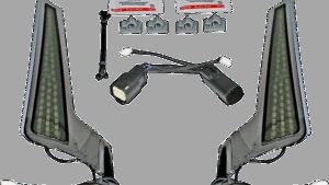 CUSTOM DYNAMICS Fascia LED Light Panels - Chrome/Smoke