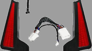 CUSTOM DYNAMICS Fascia LED Light Panels - Black/Red