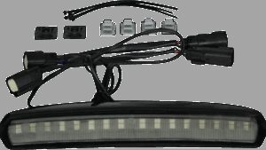 CUSTOM DYNAMICS Tour Pack Lid Light - Black/Smoke