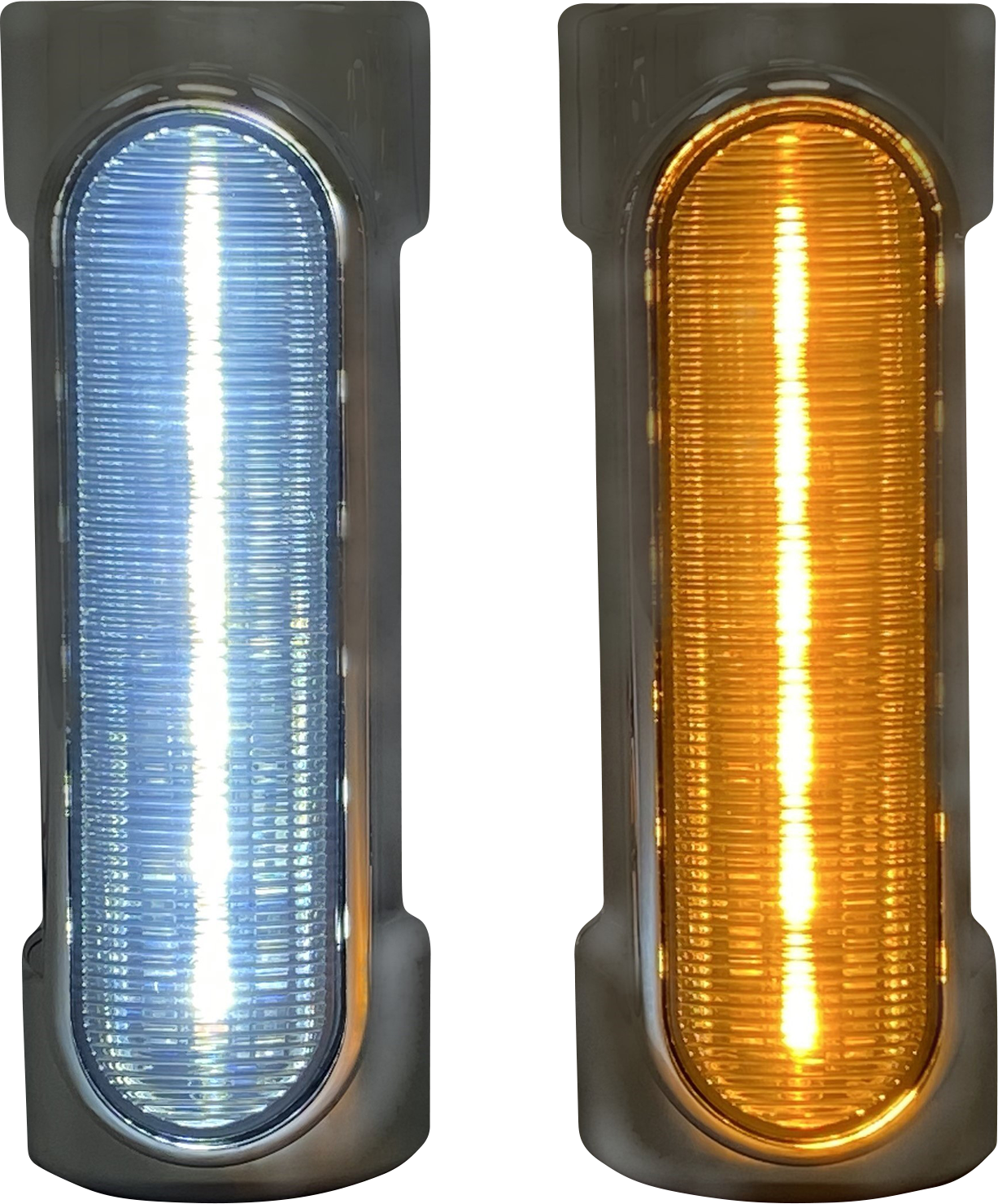 CUSTOM DYNAMICS Engine Guard Light - Chrome - FLH