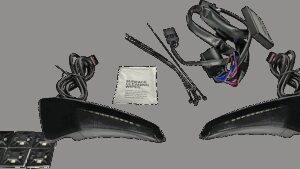 CUSTOM DYNAMICS Sequential Tour Pak Seat Back Rest LED Lights - Black/Smoke - FLH