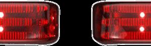 CUSTOM DYNAMICS Saddlebag LED Lights - Sequential - Chrome/Red