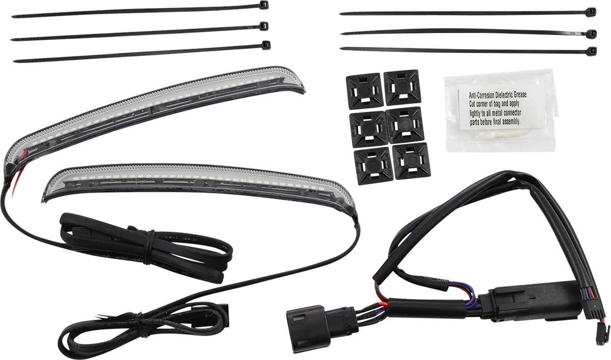 CIRO Bag Blades® - Red Turn Signals - Smoke Lens