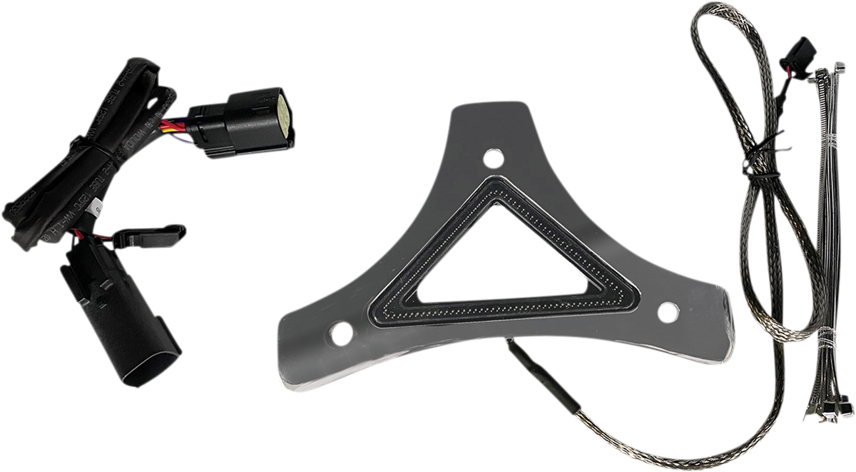 CUSTOM DYNAMICS LED Backrest Light - Run/Brake - Chrome