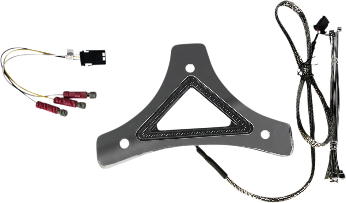 CUSTOM DYNAMICS LIGHT LED BKRST RNBRK CHR