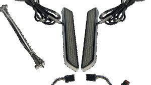 CUSTOM DYNAMICS LED Fork Light - Smoke - Chrome