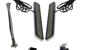 CUSTOM DYNAMICS LED Fork Light - Smoke - Chrome