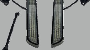 CUSTOM DYNAMICS LED Fork Light - Smoke - Black