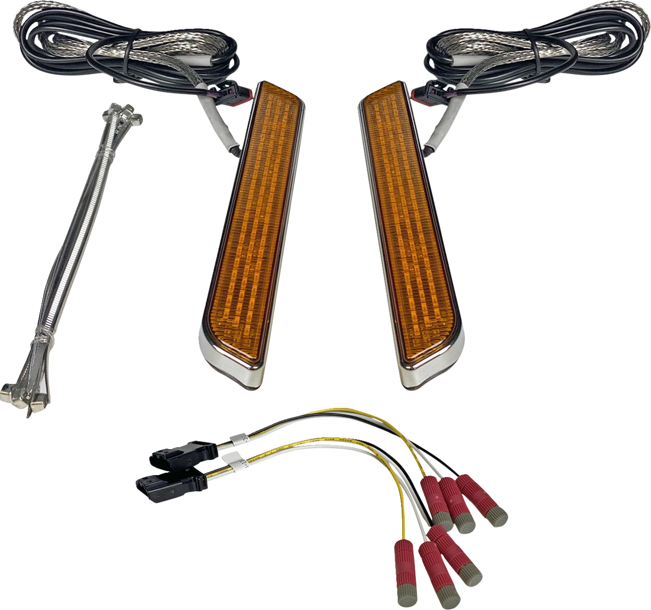 PRO-ONE PERF.MFG. Mini Marker Light - Dual Function - Red LED - Clear Lens - Image 2